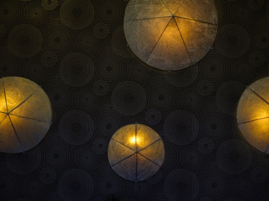 Photo Modern chandelier